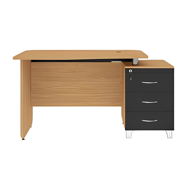 میز کارمندی میکرون مدل EM-01C با فایل سه کشو