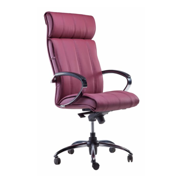 صندلی مدیریتی مدل G91i لیو با روکش زرشکی