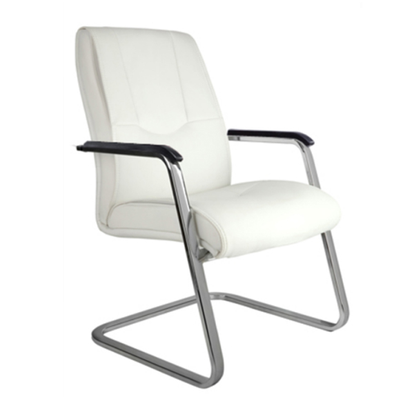 صندلی کنفرانسی لیو مدل M93b با روکش سفید