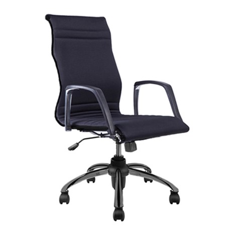 صندلی معاونتی لیو مدل D82tm رنگ مشکی دسته ثابت