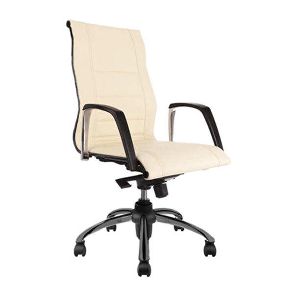 صندلی معاونتی لیو مدل B82m با روکش کرم