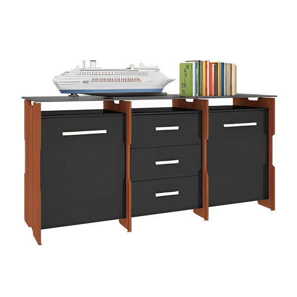 کردنزا میکرون مدل CR-13 ساخته شده از ام دی اف و به همراه 3 کشو