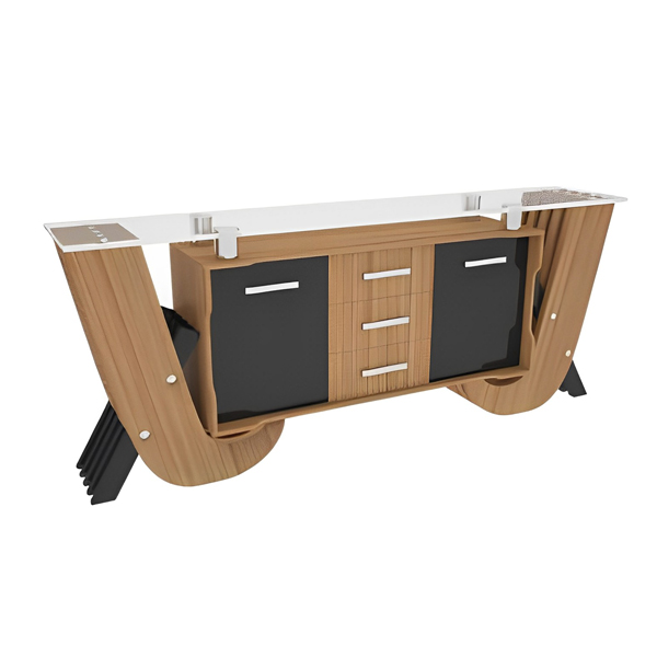 کردنزا میکرون مدل CR-23 با کالیته گردویی و مشکی