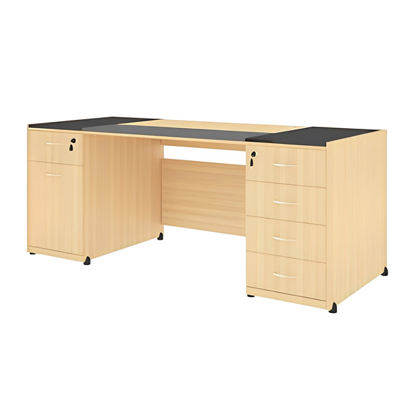 میز کارشناسی میکرون مدل EX-05 به رنگ گردویی روشن