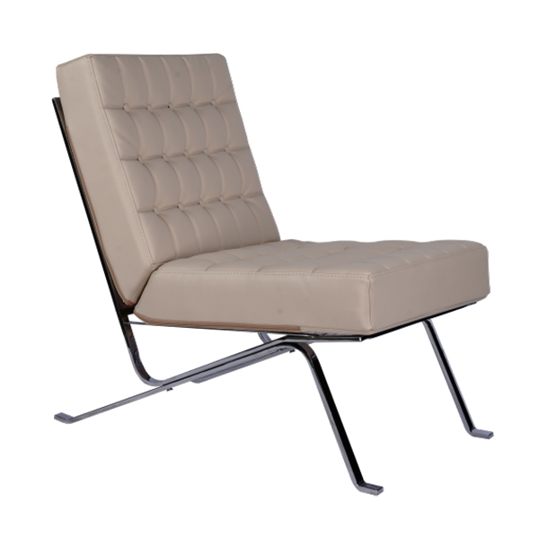 مبل تکنفره اداری راد سیستم مدل S213-1 با روکش کرم