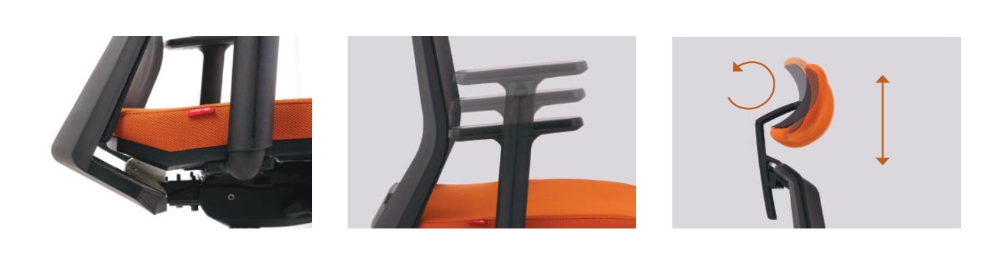 دسته و پشتی صندلی مدیریتی نیلپر مدل ocm850s