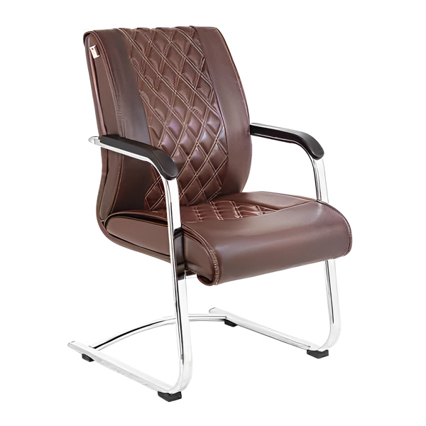 صندلی کنفرانس راحتیران مدل C 6610 با روکش چرم