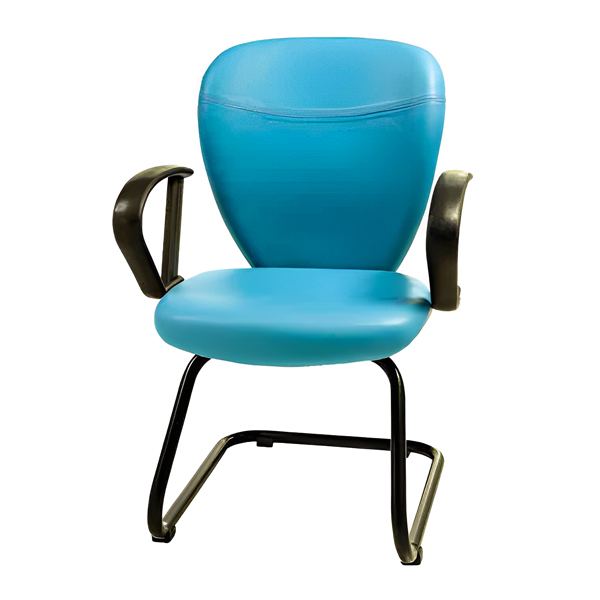 صندلی کنفرانس راحتیران مدل CF 730 با روکش آبی