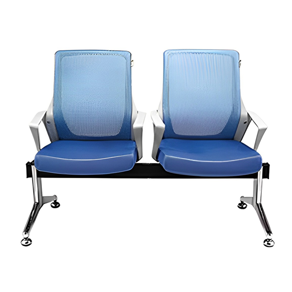 صندلی انتظار دو نفره راحتیران مدل W 2310 با پشتی از جنس مش