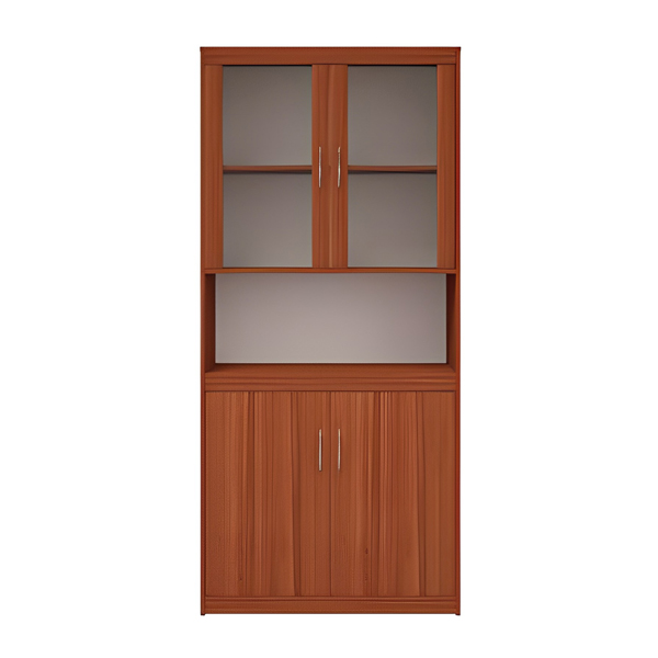 کتابخانه میکرون مدل Li-09 کمد بزرگ و دارای شیشه