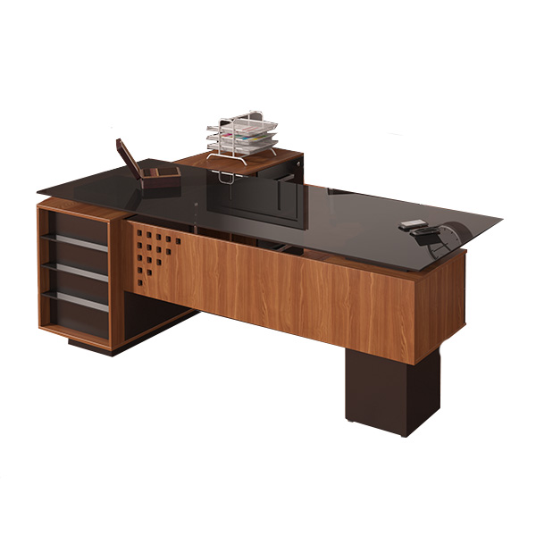 میز مدیریت میکرون مدل M-02 با جنس بدنه ام دی اف