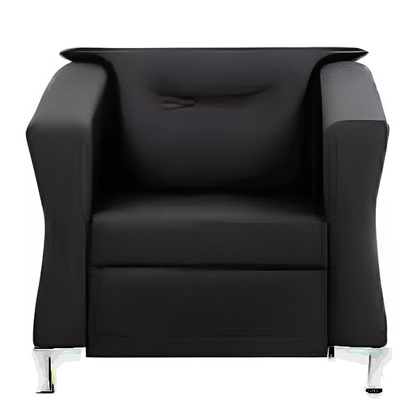 مبل اداری راحتیران مدل صدف M 141 با پایه هایی از جنس کروم