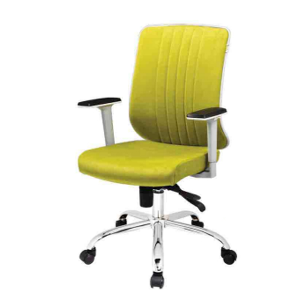 صندلی کارشناسی راحتیران مدل S 2510 با رویه سبز رنگ