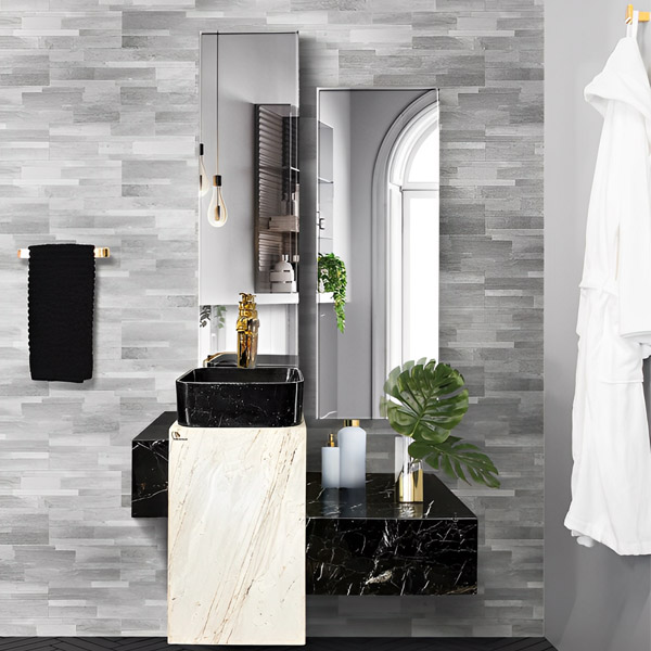 ست روشویی مرالو مدل اسکالا به همراه دو آینه