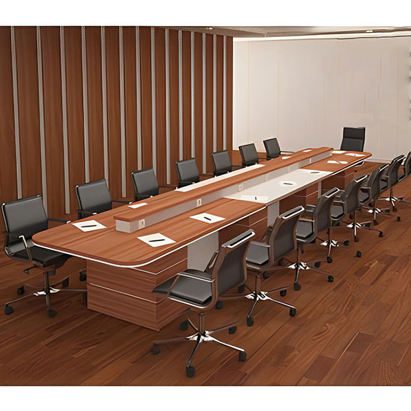 میز کنفرانس میکرون مدل C-04 با جنس بدنه ام دی اف