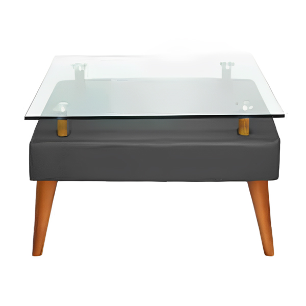 میز عسلی اداری راحتیران مدل S 151 با پایه های چوبی