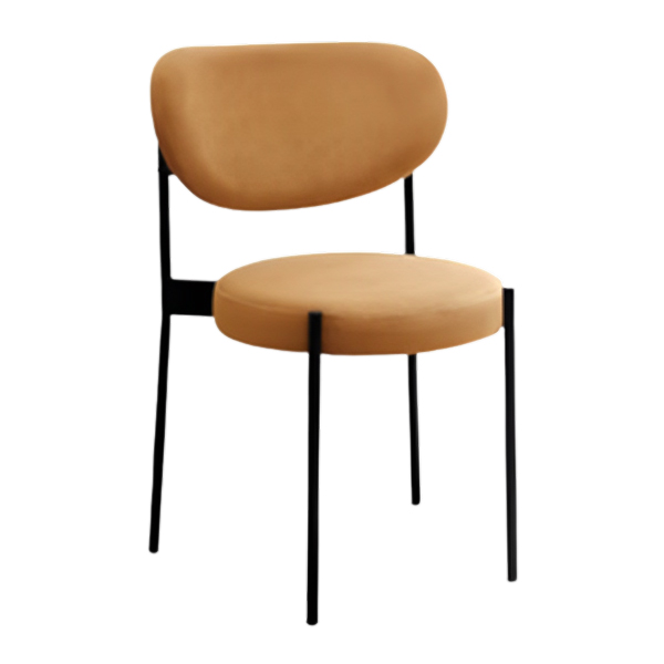 صندلی ناهارخوری جهانتاب مدل کاراکو با پایه مشکی