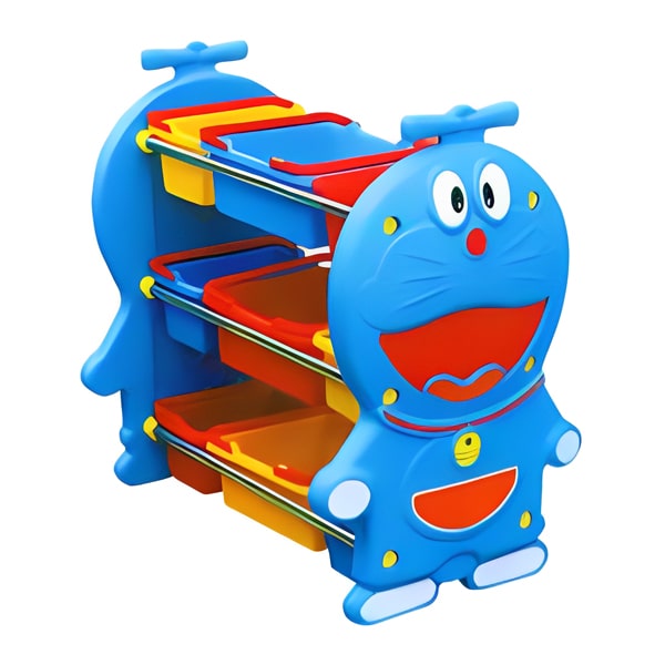 قفسه اسباب بازی کودک ساحل مدل دورایمون با سه طبقه