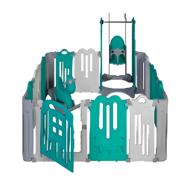 خانه بازی کودک ساحل مدل ماشروم با تاب و سرسره