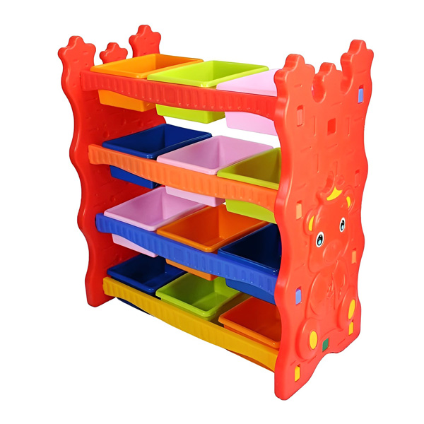 قفسه اسباب بازی کودک قلعه میشا ساحل با 4 طبقه