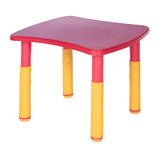 میز کودک مدل قابل تنظیم ساحل با دو رنگ در پایه و صفحه