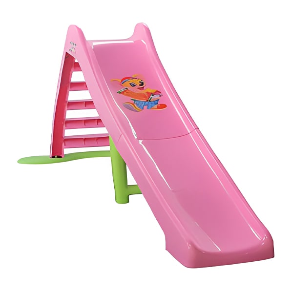 سرسره پلاستیکی کودک ساحل مدل سارینا صورتی و قرمز