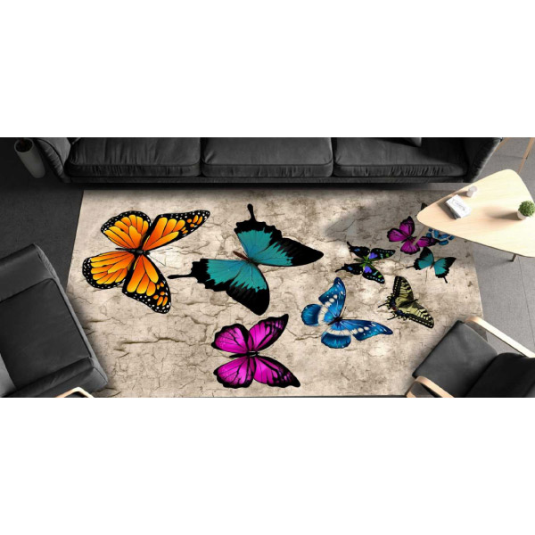 روفرشی کشدار زکسیس مدل 80401 در دکوراسیون با طرح پروانه