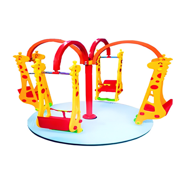 چرخ و فلک کودک ساحل مدل زرافه 4 نفره
