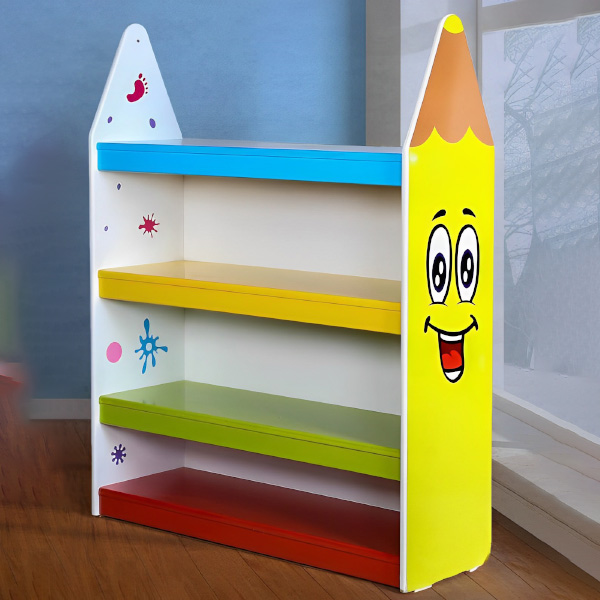 جا کفشی کودک ساحل مدل مداد رنگی در دکوراسیون