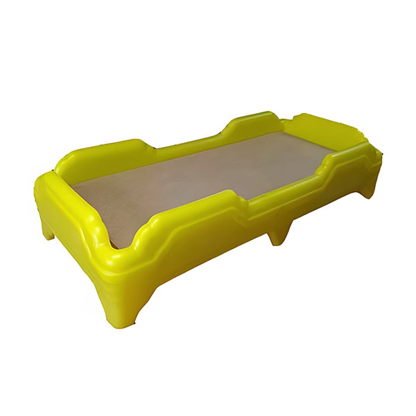 تخت کودک ساحل مدل پلی اتیلنی با رنگ زرد