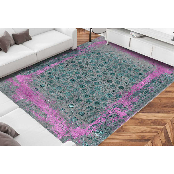 روفرشی کشدار زکسیس مدل 35601 با رنگ طوسی و صورتی