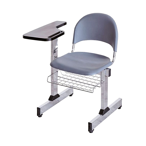 نیمکت آموزشی Metal Plast نظری مدل 531B طوسی با سبد