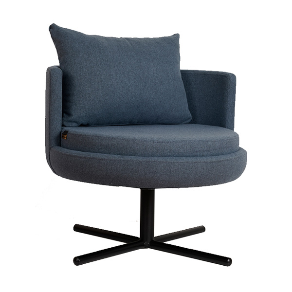 مبل تک نفره Round نظری مدل F400 یا رنگ طوسی