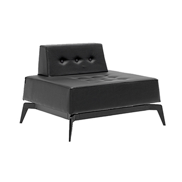 مبل تک نفره نظری مدل بدون دسته Keops با رنگ مشکی