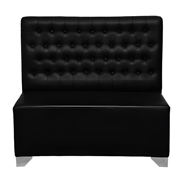 مبل رستورانی لمسه لوزی نظری مدل F104 مشکی