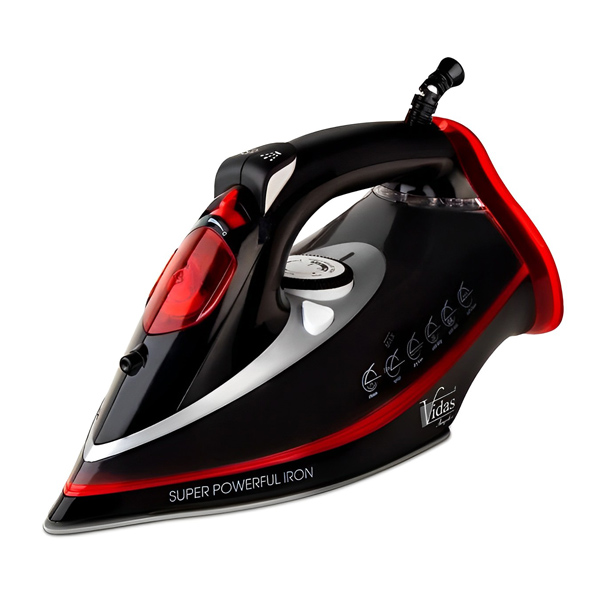 اتو بخار ویداس مدل VIR-1019 قرمز و مشکی