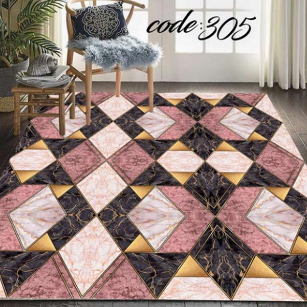 کاور فرش نگین ترمه مدل 305 در دکوراسیون