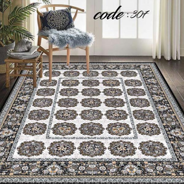 کاور فرش نگین ترمه مدل 307 در دکوراسیون