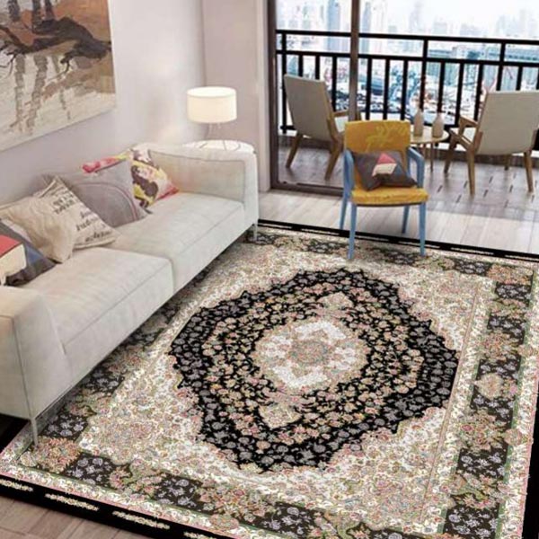 کاور فرش نگین ترمه مدل 337 در دکوراسیون