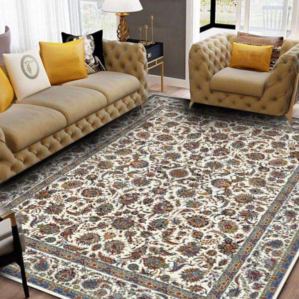 کاور فرش نگین ترمه مدل 341 در دکوراسیون