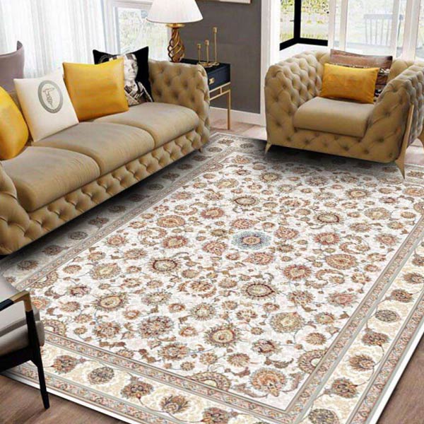 کاور فرش نگین ترمه مدل 342 در دکوراسیون