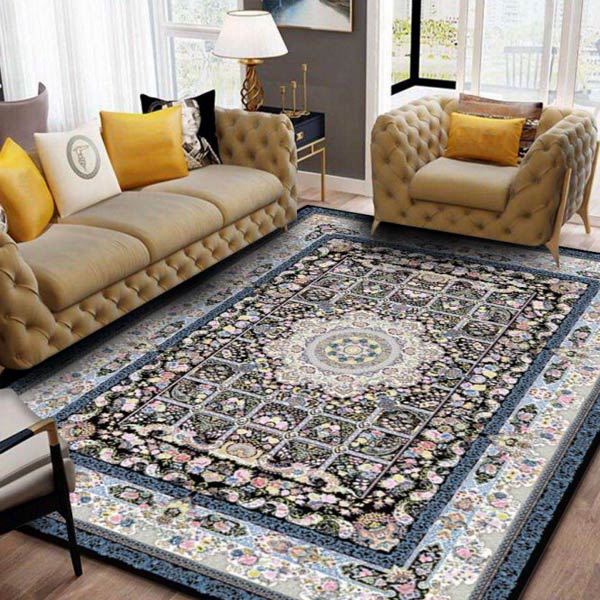 کاور فرش نگین ترمه مدل 343 در دکوراسیون