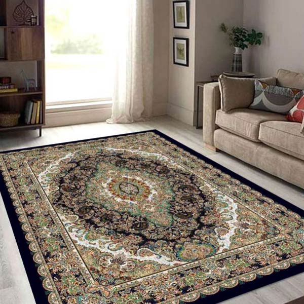 کاور فرش نگین ترمه مدل 345 در دکوراسیون