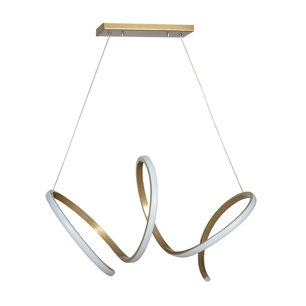 لوستر چشمه نور مدل L6386/1 رنگ طلایی