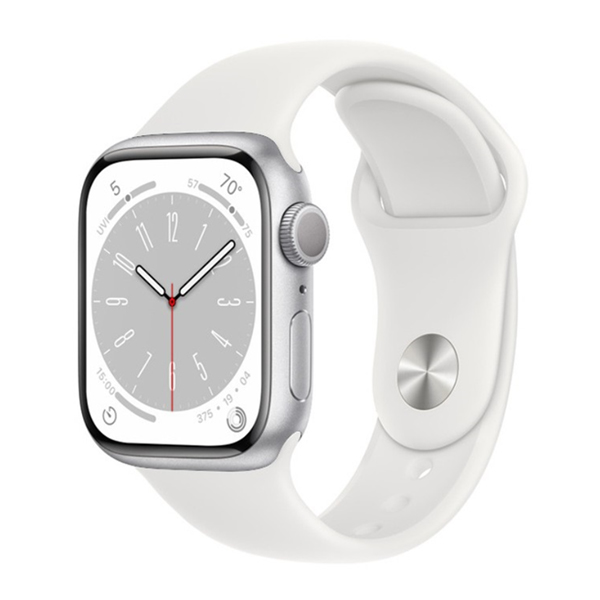 ساعت هوشمند اپل سری 8 مدل 41 میلی متر Aluminum Case نقره ای