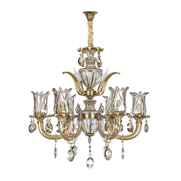 لوستر ۹ شعله چشمه نور کد C3330/6+3-AO