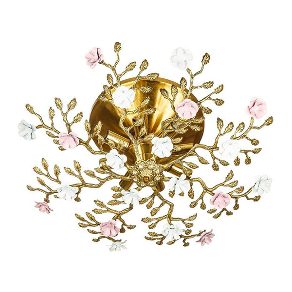 لوستر سقفی چشمه نور ۸ شعله مدل S3706/8-A آنتیک