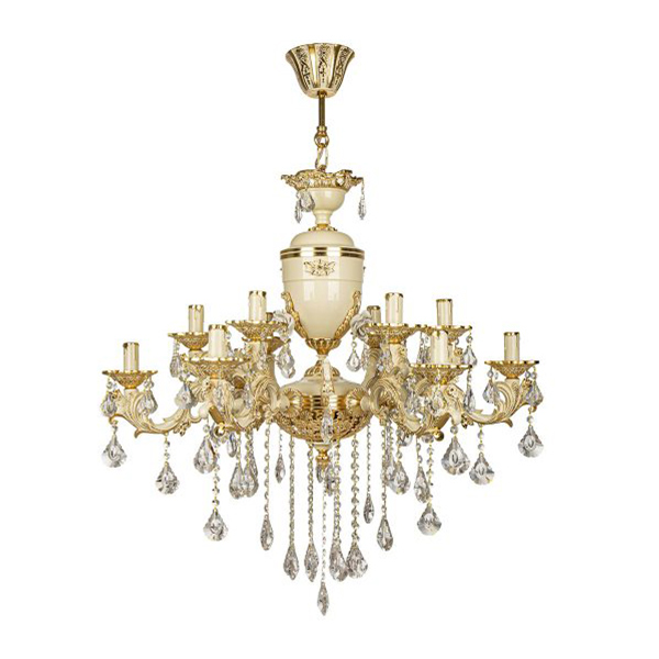 لوستر ۱۲ شعله چشمه نور مدل S3704/6GWT