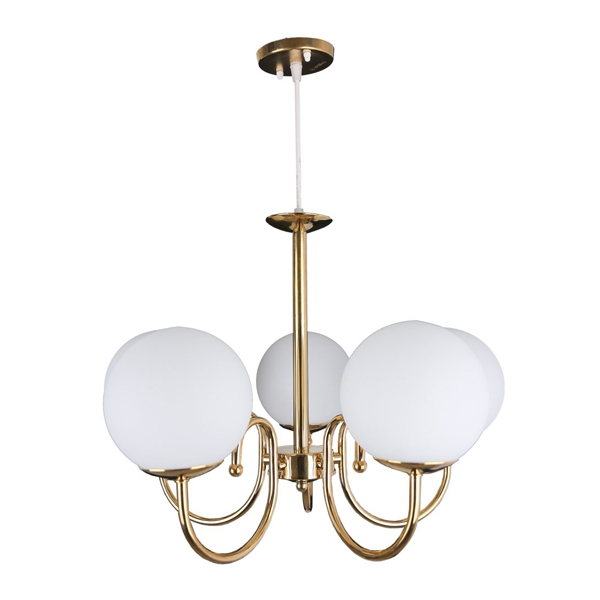 لوستر آویز پنج شعله چشمه نور مدل A1219/5