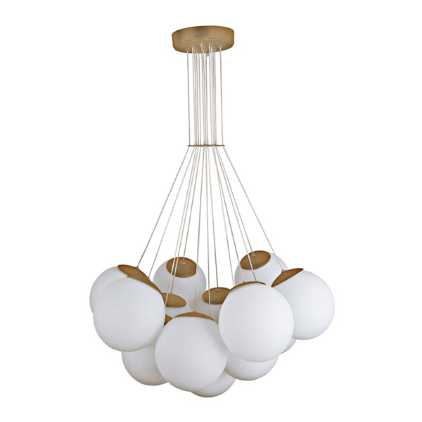 لوستر 13 شعله چشمه نور مدل A1224/13 طلایی